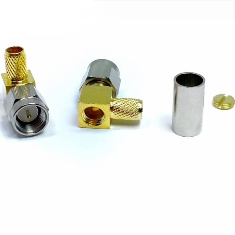 SMA M RA CRIMP for LMR400_RG8_RG11_RG213 Cable 1